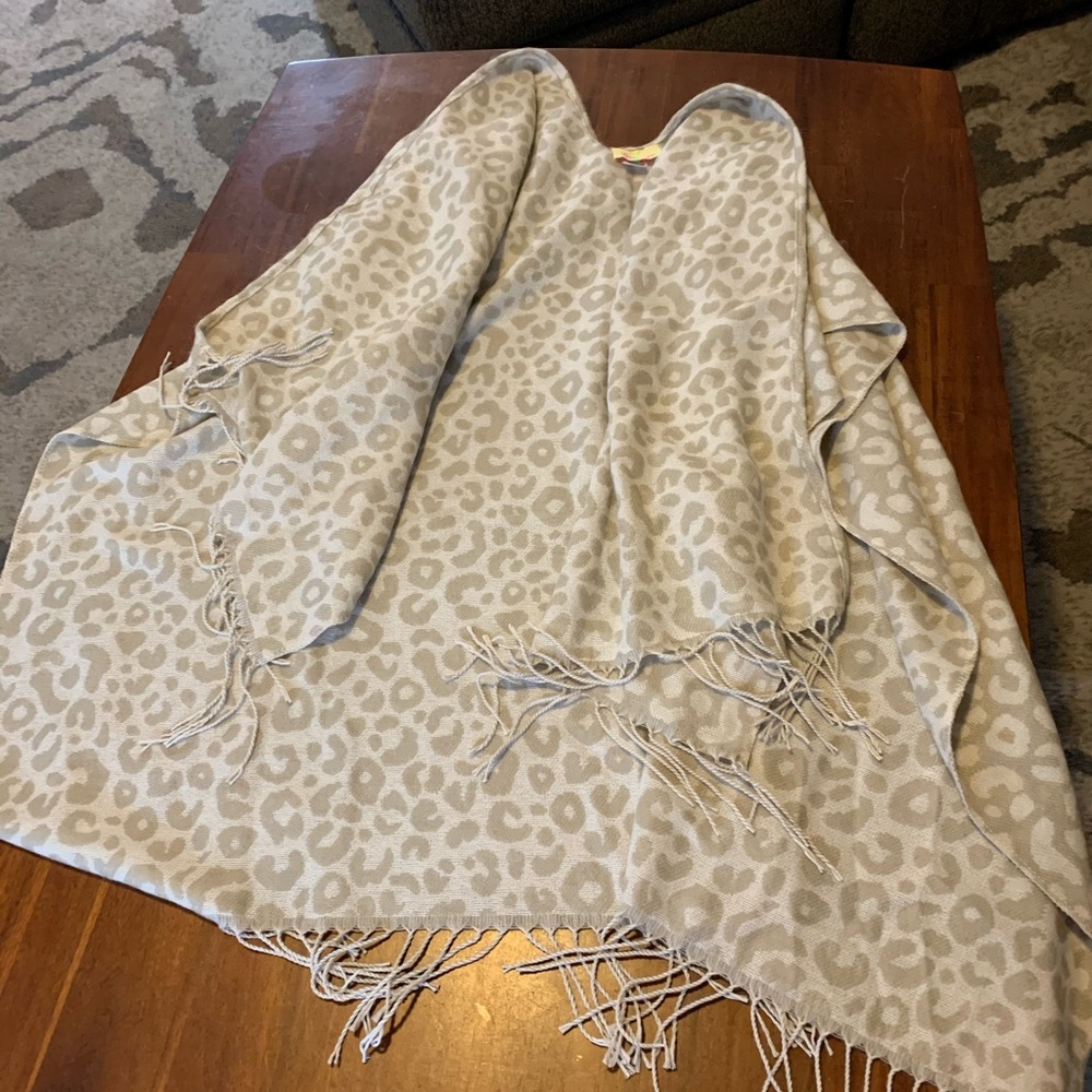 Viv and Lou cheetah shawl BUNDLE AND SAVE